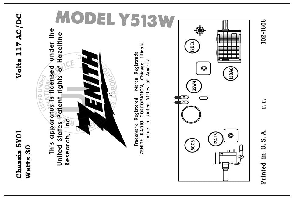ZENITH-Y513W