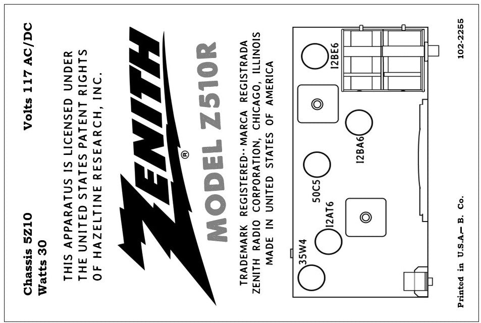 ZENITH-Z510R