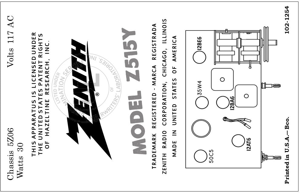ZENITH-Z515Y