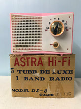 Astra Tube Radio With Original Box.