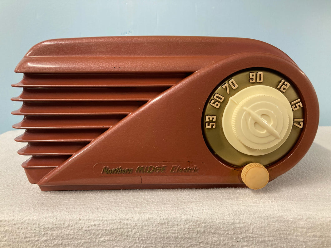 Northern Electric 5508 “Bullet” Tube Radio With Bluetooth & FM Options