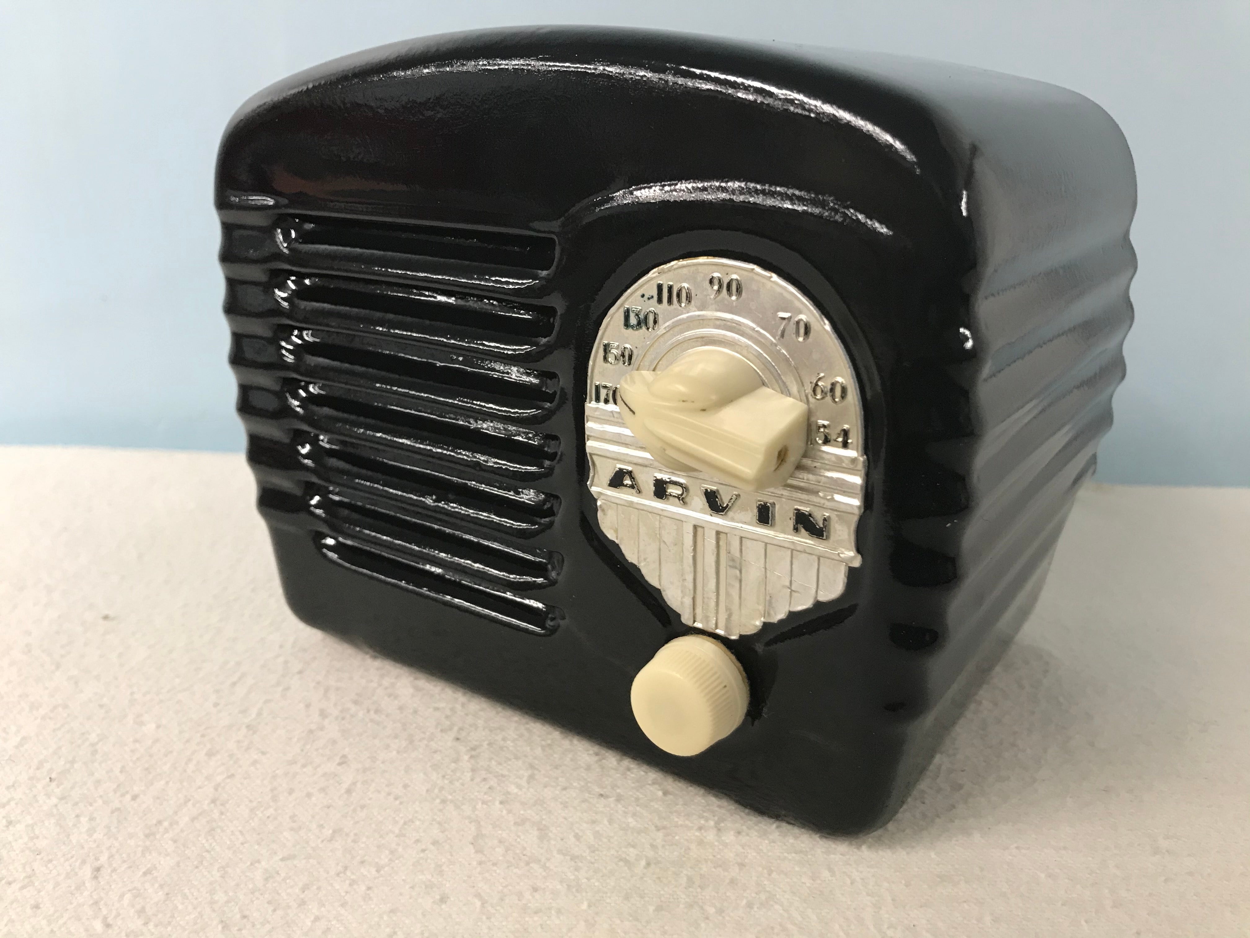 1948 Arvin 442 Midget Tube Radio With Bluetooth input. - Retro