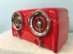 1951 Crosley D-25 "Dashboard" Tube Radio With Bluetooth input.