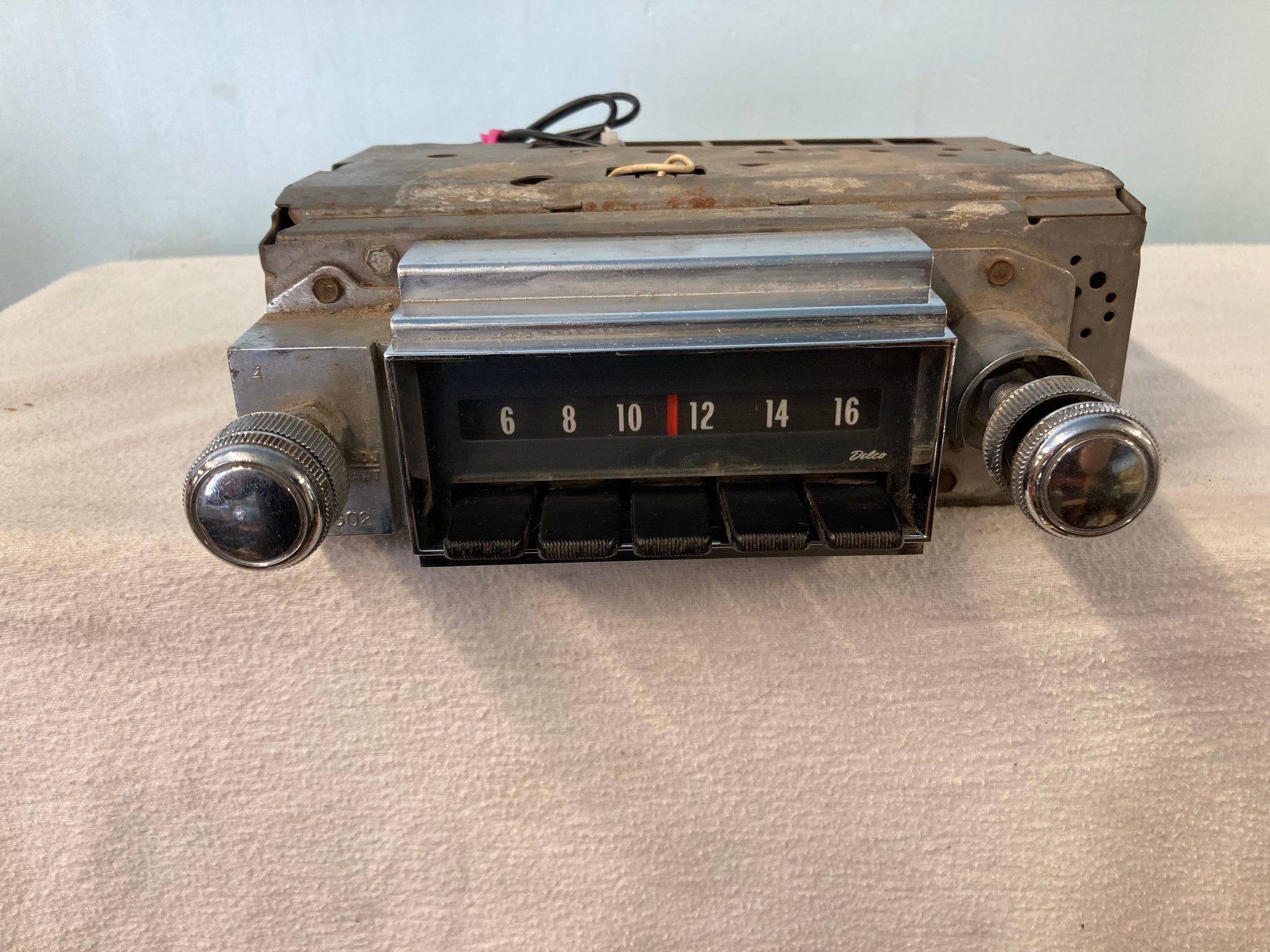 thumbnail image 2 of Custom Autosound 740 Bluetooth Stereo Radio – Multi Color Display For 1967-1968 Impala Caprice Bel Air 2 of 5