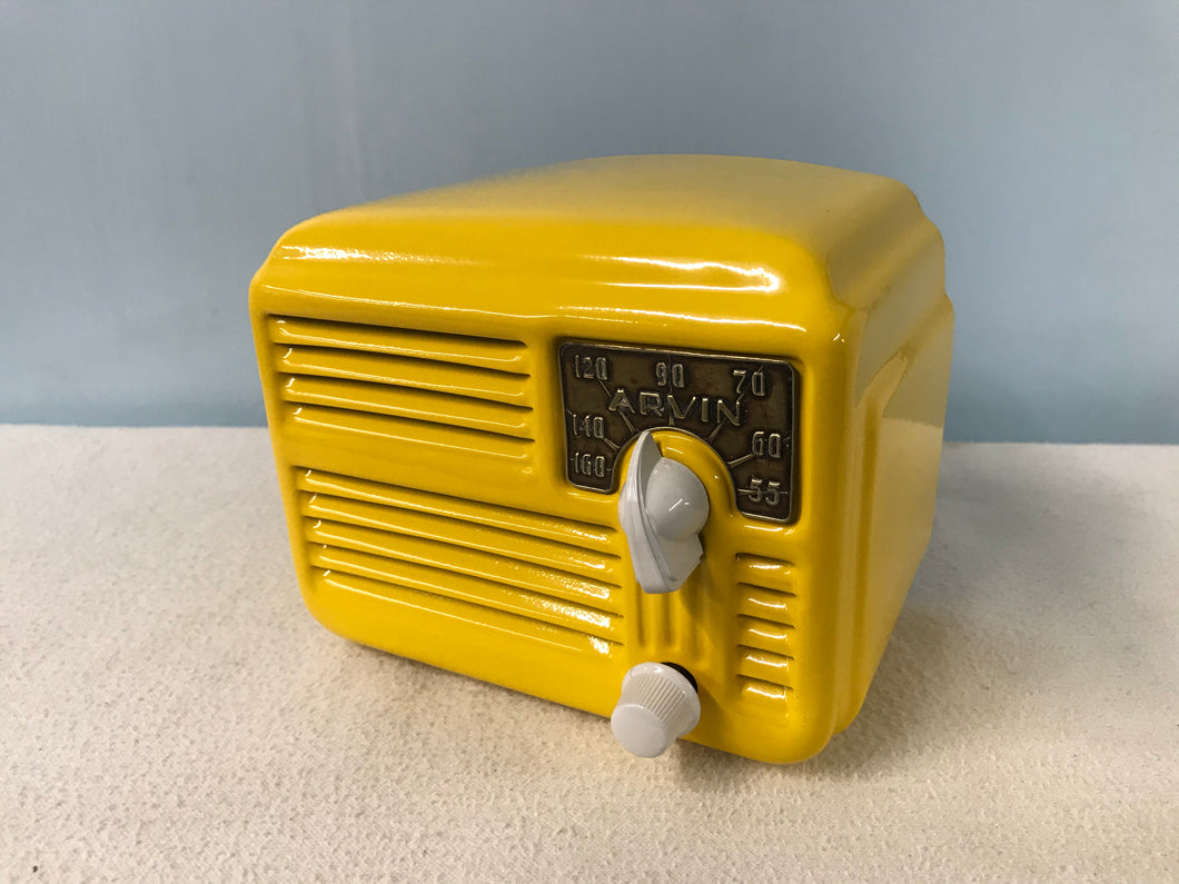 1947 Arvin 444 Midget Tube Radio With Bluetooth input.