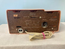 Stunning 1957 Pink Bulova Model 120 Tube Radio