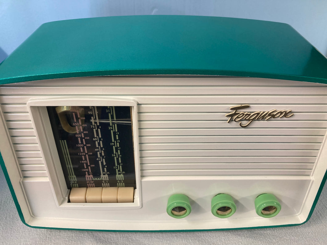 Rare Ferguson 318XL Tube Radio With Bluetooth input.