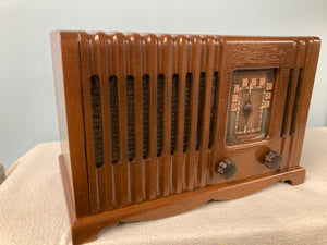 Vintage 1946 Westinghouse 568 Tube Radio With Bluetooth input.