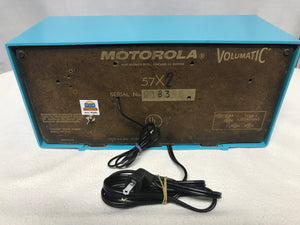 Vintage 1950's Motorola 57X jet age retro tube radio with iphone or bluetooth Input