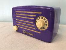 Silvertone 132.878 Midget Tube Radio With Bluetooth input.