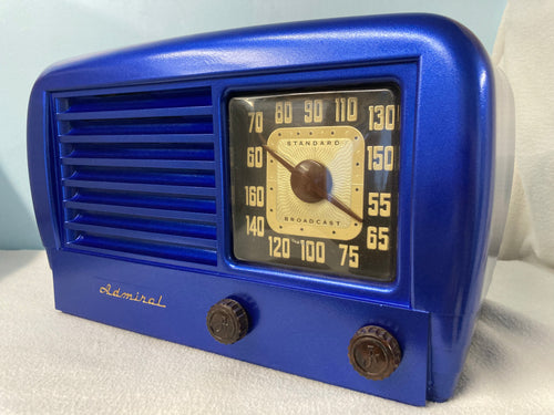 Admiral Tube Radio With Bluetooth & FM Options