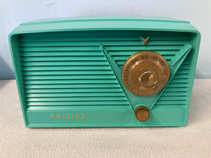 1958 Philips B1C11U Tube Radio With Bluetooth & FM Options
