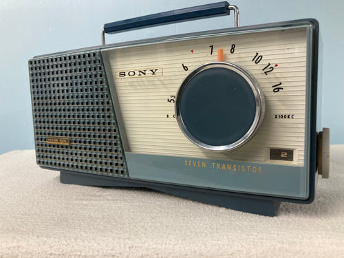 Sony TR 7120 Early Transistor Radio With Bluetooth Functionality