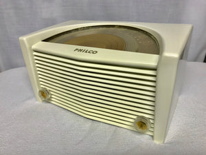 Philco 50-921 Sunburst Tube Radio With Bluetooth input.