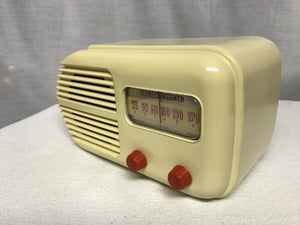 Stewart Warner R552 “Bullet” Tube Radio With Bluetooth input.