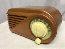 Vintage Northern Electric "Bullet" jet age retro tube radio with iphone or bluetooth Input