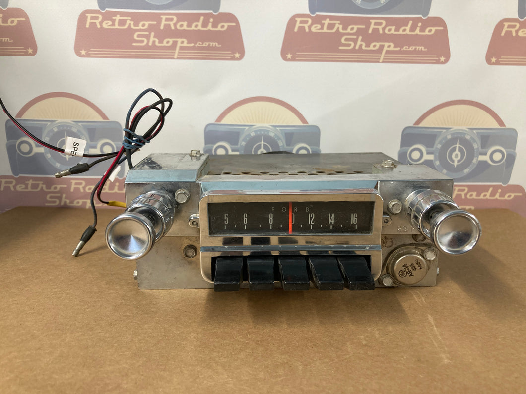 1965-66 Mustang AM radio with Bluetooth FM & Aux input