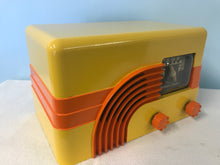 Northern Electric 5000 Baby Champ Rainbow Tube Radio With Bluetooth input.
