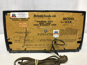 Motorola ML-62X “Dashboard”  Tube Radio With Bluetooth input.