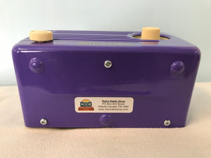 Silvertone 132.878 Midget Tube Radio With Bluetooth input.