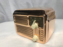 Copper Arvin Midget Tube Radio With Bluetooth input.