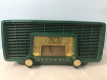 Sylvania 518 Tube Radio With Bluetooth input.
