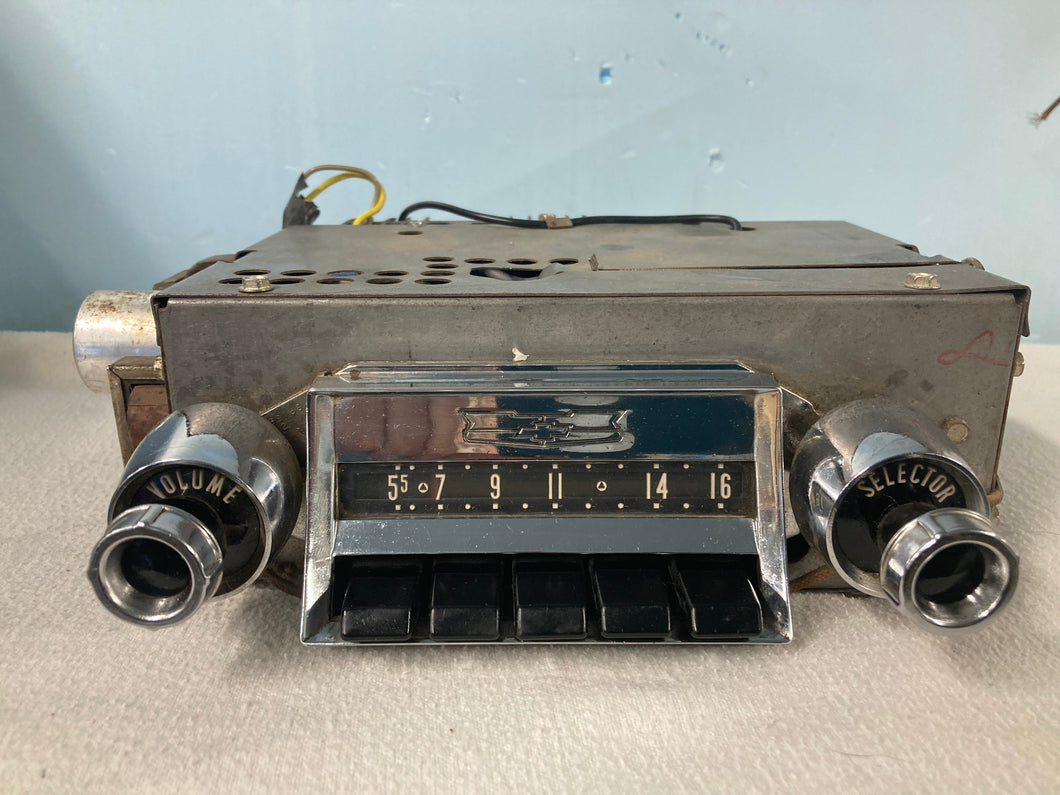 1957 Chev AM radio with Bluetooth and LED installed.
