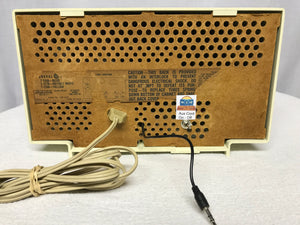 General Electric vintage retro tube radio with iphone or bluetooth Input.