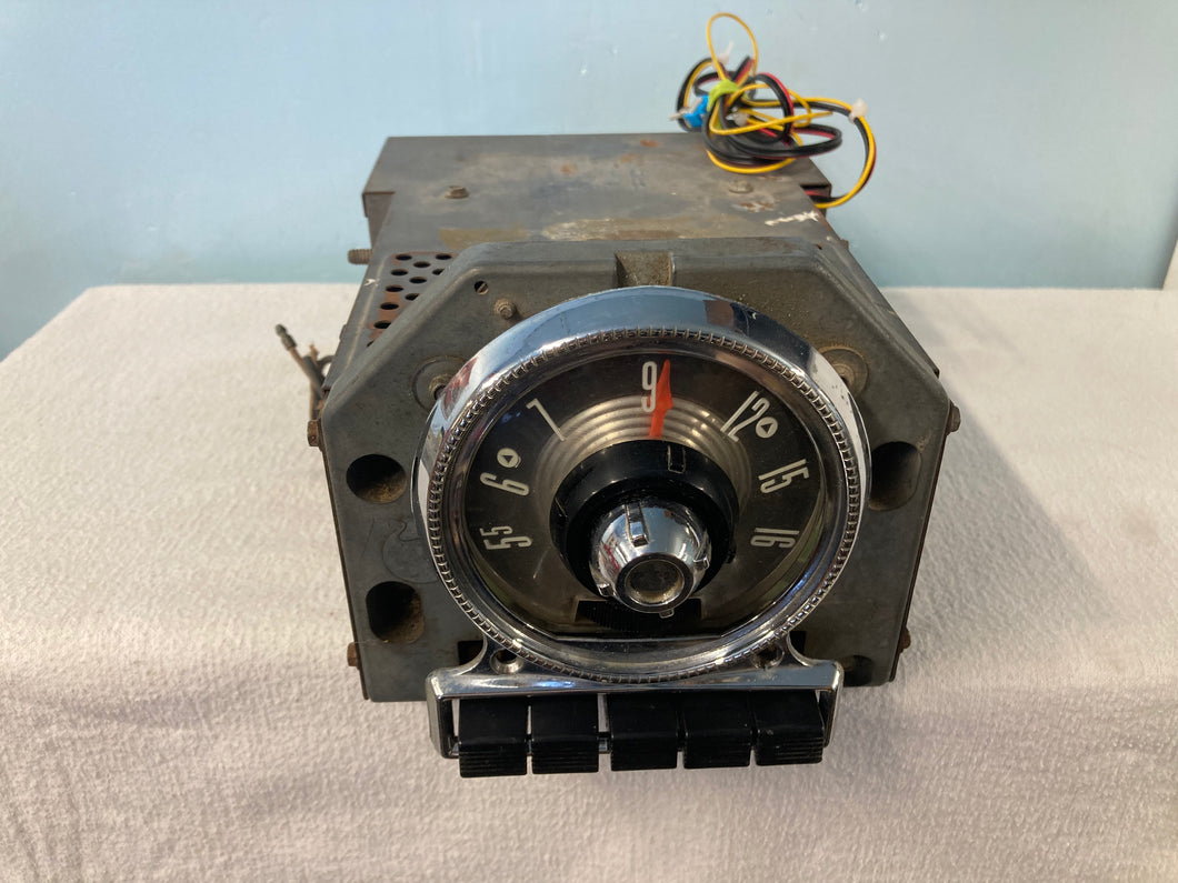 1955 Ford 5MF AM radio with Bluetooth and LED installed.
