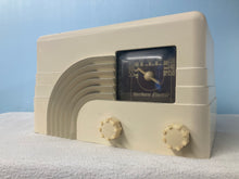 Northern Electric 5000 Baby Champ Rainbow Tube Radio With Bluetooth input.