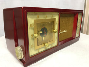 Silvertone vintage retro tube radio with iphone or bluetooth Input.