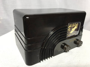 Northern Electric 5104 Baby Champ Rainbow Tube Radio With Bluetooth input.