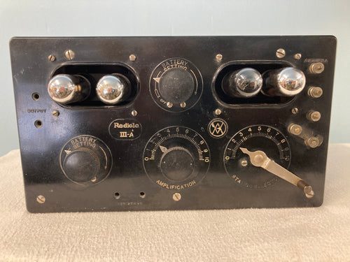 1924 RCA Radiola III A Early Tube Radio