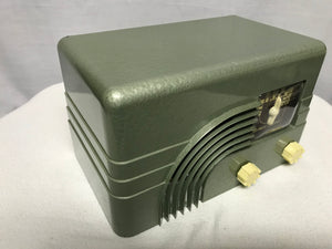 Northern Electric 5000 Baby Champ Rainbow Tube Radio With Bluetooth input.
