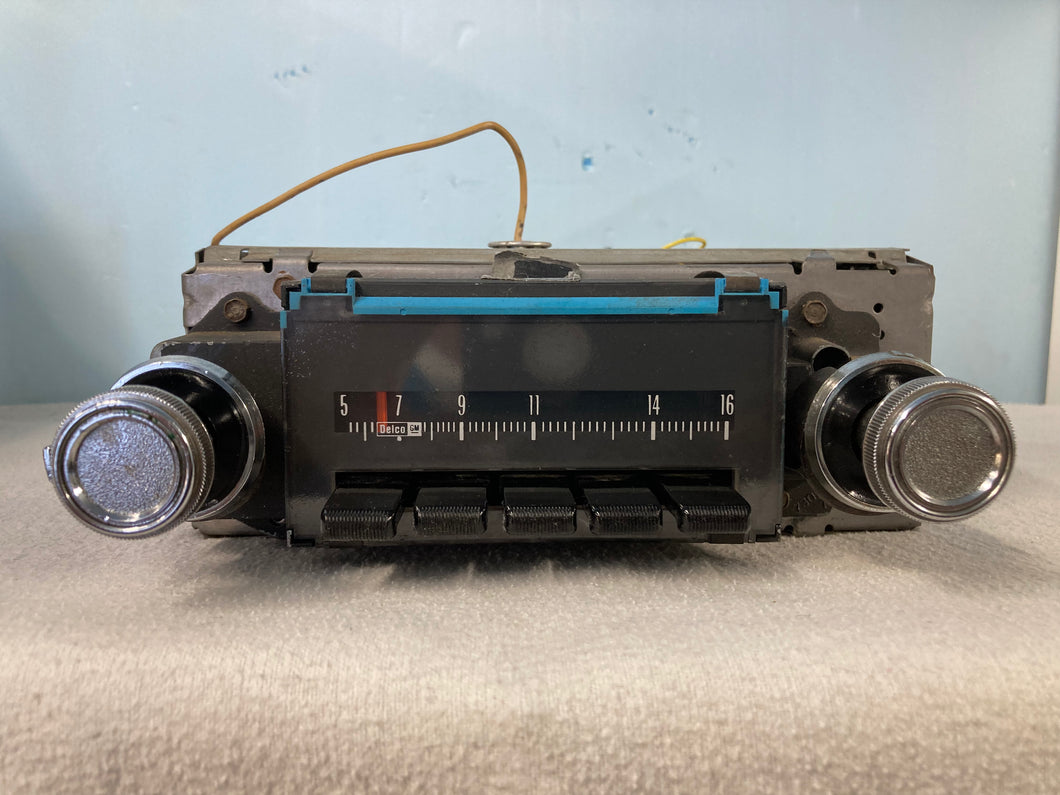 1976 Chev Nova AM radio with Bluetooth FM & Aux input
