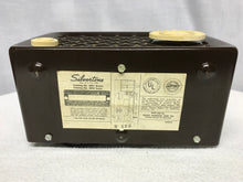 Silvertone 132.878 Midget Tube Radio With Bluetooth input.