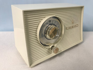 1957 General Electric 876 Tube Radio With Bluetooth input.