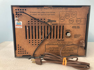 Zenith G515C vintage clock radio