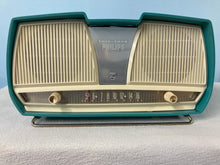 Philips Turquoise B2C10U Tube Radio With AM/Bluetooth Transmitter Option