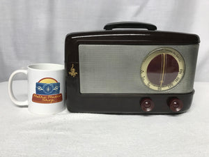 Emerson model 543 Tube Radio With Bluetooth input.