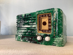 RCA Little Nipper Tube Radio With Bluetooth input.