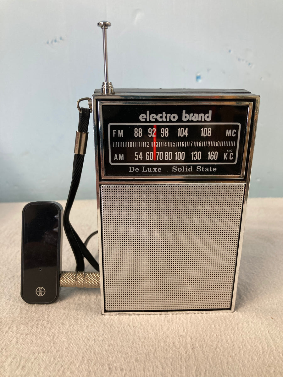 Vintage AM/FM Bluetooth Transistor Radio Antique, Retro, Vintage Tube