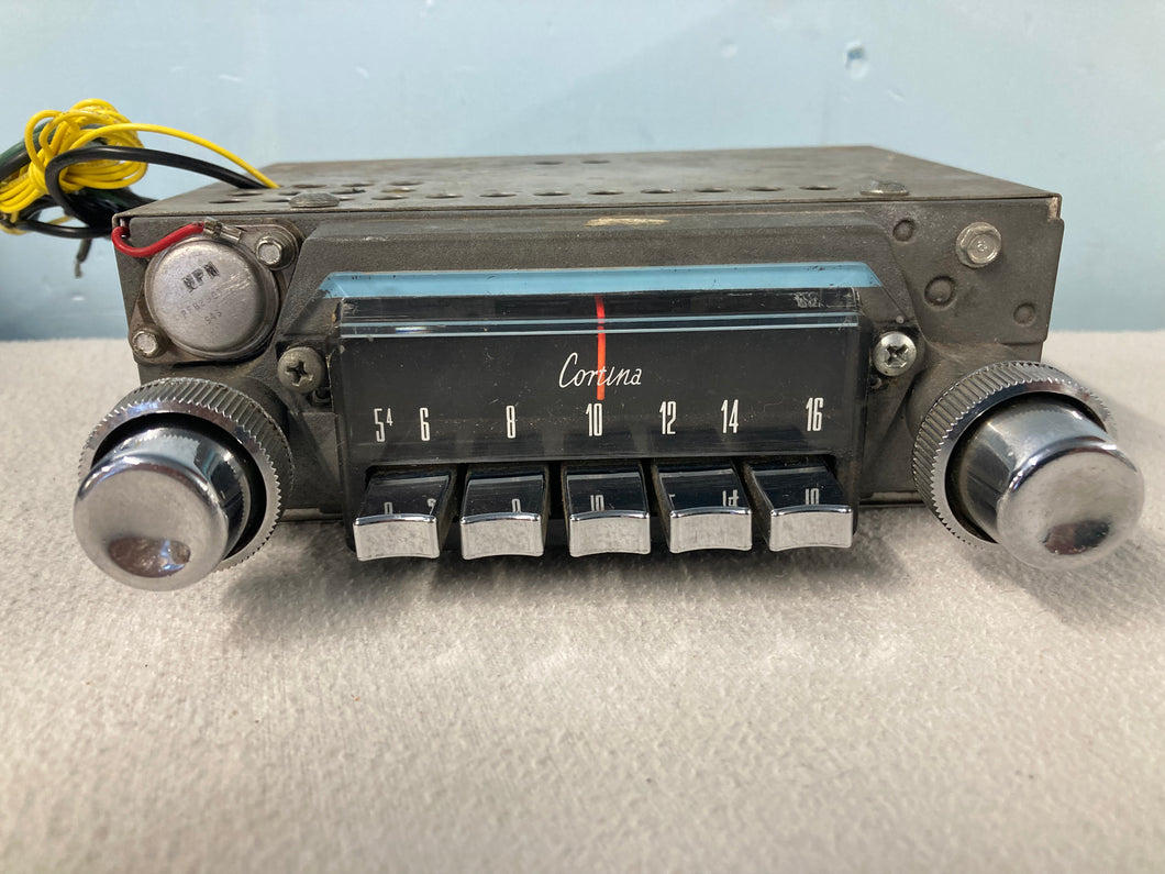 Mark 1 Cortina AM radio with Bluetooth FM & Aux input
