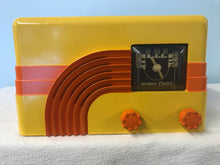 Northern Electric 5000 Baby Champ Rainbow Tube Radio With Bluetooth input.