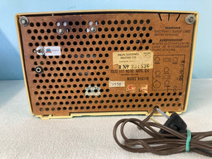 1958 Philips B1C11U Tube Radio With Bluetooth & FM Options