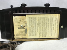 Zenith L520 Tube Clock Radio 