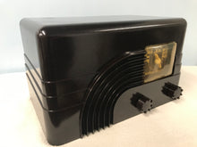 Vintage 1946 Northern Electric "Baby Champ", "Rainbow" or "Waterfall" retro tube radio with iphone or bluetooth input