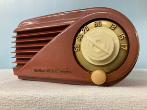 Northern Electric 5508 “Bullet” Tube Radio With Bluetooth & FM Options