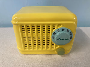 1948 Arvin 243T Metal Midget Tube Radio With Bluetooth input.