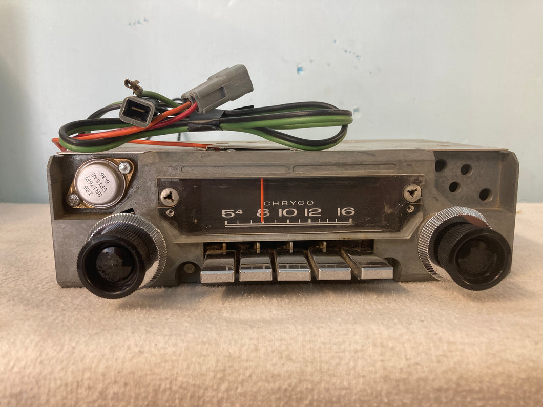 1967 A & B Body Factory AM PB radio 12V AM radio with Bluetooth & FM